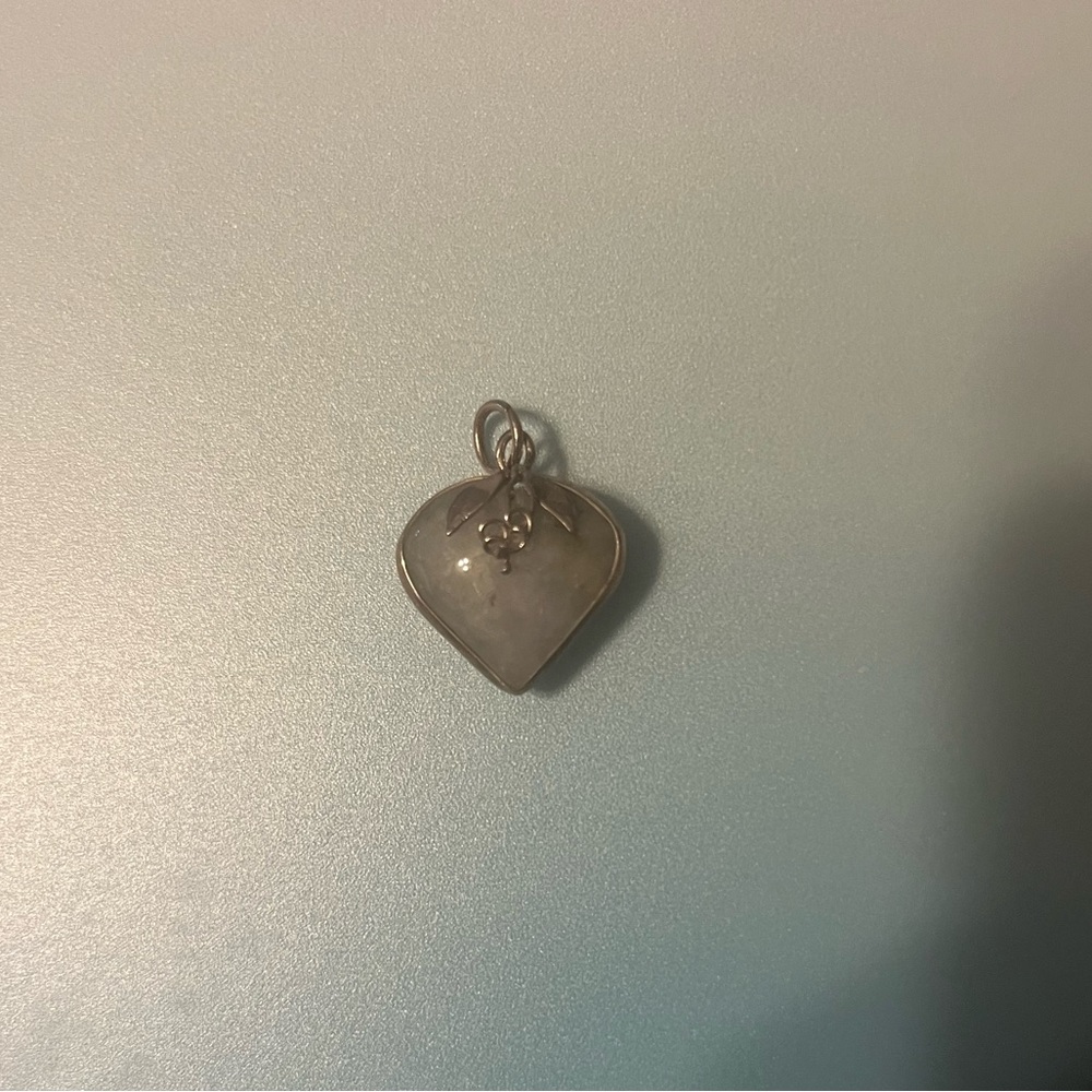 crystal necklace charm